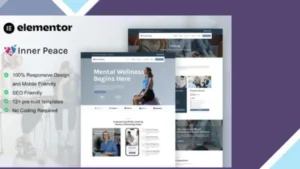InnerPeace - Mental Health Care Elementor Template Kit