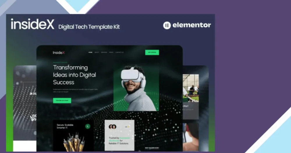 InsideX - IT Solution and Service Elementor Template Kits 1 InsideX - IT Solution and Service Elementor Template Kits