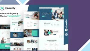Insurerity - Insurance Agency Elementor Template Kit