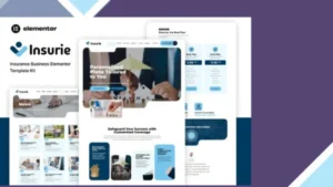 Insurie - Insurance Business Elementor Template Kit