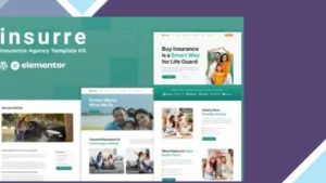 Insurre - Insurance Agency Elementor Template Kit