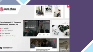 inTechzo - Startup and IT Company Elementor Template Kit