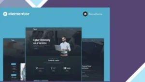 Intera - Cybersecurity Elementor Pro Full Site Template Kit