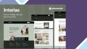 Interias - Interior Design Service Elementor Template Kit