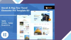 Kaba - Umrah and Hajj Tour Travel Elementor Pro Template Kit