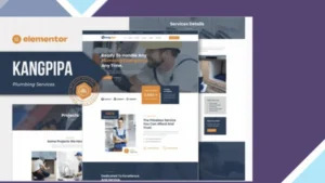 Kangpipa - Plumbing Services Elementor Template Kit