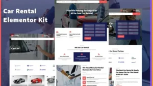 Kareta - Car Rental Services Elementor Template Kit