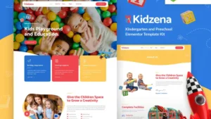 Kidzena - Kindergarten & Preschool Elementor Template Kit