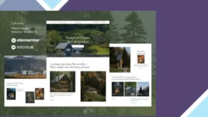 Lakeside - Nature Cottage Elementor Template Kit