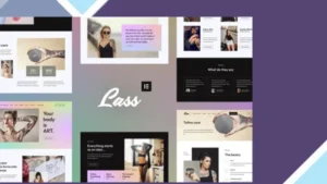 Lass - Tattoo Artist and Piercing Studio Elementor Template Kit