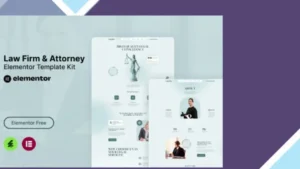 Legalize - Law Firm and Attorney Elementor Template Kit