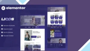 Licos - Life Coach and Psychologist Services Elementor Template Kit
