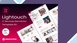 Lightouch - IT Solutions Elementor Template kit