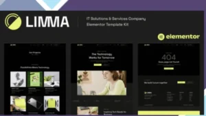Limma - IT Solutions and Services Company Elementor Template Kit