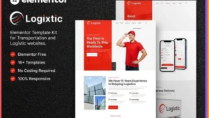 Logixtic - Transportation & Logistic Elementor Template Kit