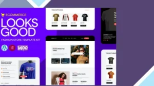 LooksGood - T-shirt Store Elementor Pro Template Kit