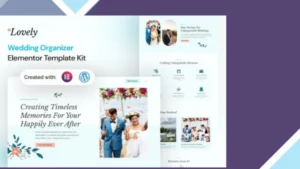 Lovely - Wedding Organizer Elementor Template Kit