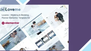 Loveme - Wedding and Wedding Planner Elementor Template Kit