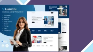 Lumintu - Insurance Agency Elementor Template Kit
