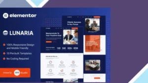Lunaria - Multipurpose Business Elementor Template Kit