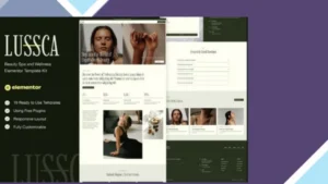 Lussca - Beauty Spa and Wellness Elementor Template Kit