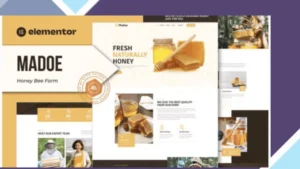 Madoe - Honey Bee Farm Elementor Template Kit