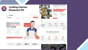 Maem - Cooking Courses Elementor Template Kit