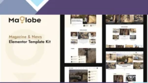 Maglobe - Magazine and News Elementor Template Kit