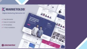 Marketolds - Digital Marketing Elementor Template Kit
