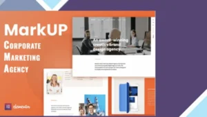 MarkUP - Corporate and Marketing Agency Elementor Template Kit