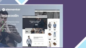 Mascoolin - Fashion Store Elementor Template Kit