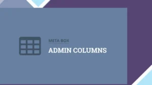 MB Admin Columns