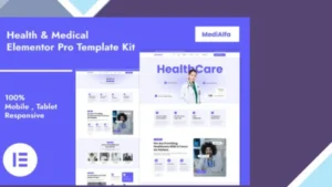 MediAlfa - Health and Medical Elementor Pro Template Kit