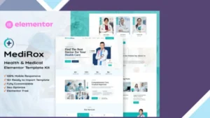 MediRox - Health and Medical Elementor Template Kit