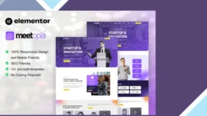 Meetopia - Event and Conference Elementor Pro Template Kit