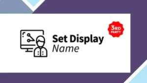 MemberPress Toolbox - Set Display Name