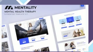Mentality - Mental Health Therapy Elementor Template Kit