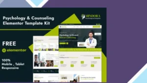 Mindora - Psychology and Counseling Elementor Template Kit