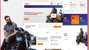 Modif - Custom Motorcycle Elementor Template Kit