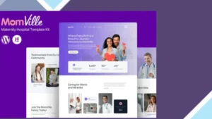 MomVille - Maternity Hospital Elementor Kit Template