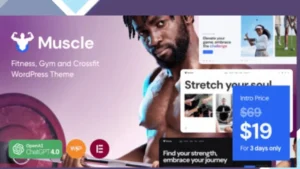 Muscle - Sports Center and Solarium WordPress Theme