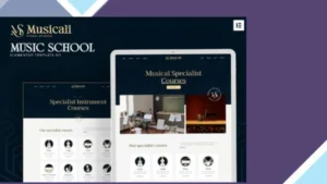 Musicali - Music School Elementor Template Kit
