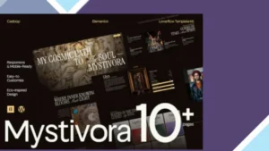 Mystivora - Modern Mystical Astrology and Horoscope Elementor Template Kit