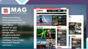 NanoMag - Responsive WordPress Magazine Theme
