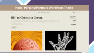Naru - Personal Portfolio WordPress Theme