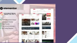 NeoNews - News and Magazine Elementor Template Kit