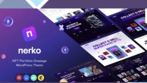 Nerko - NFT Portfolio WordPress Theme
