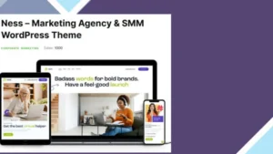 Ness - Marketing Agency and SMM WordPress Theme