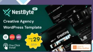 Nestbyte - Creative Agency and Startup WordPress Theme