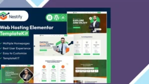 Nestify - Web Hosting Elementor Template Kit